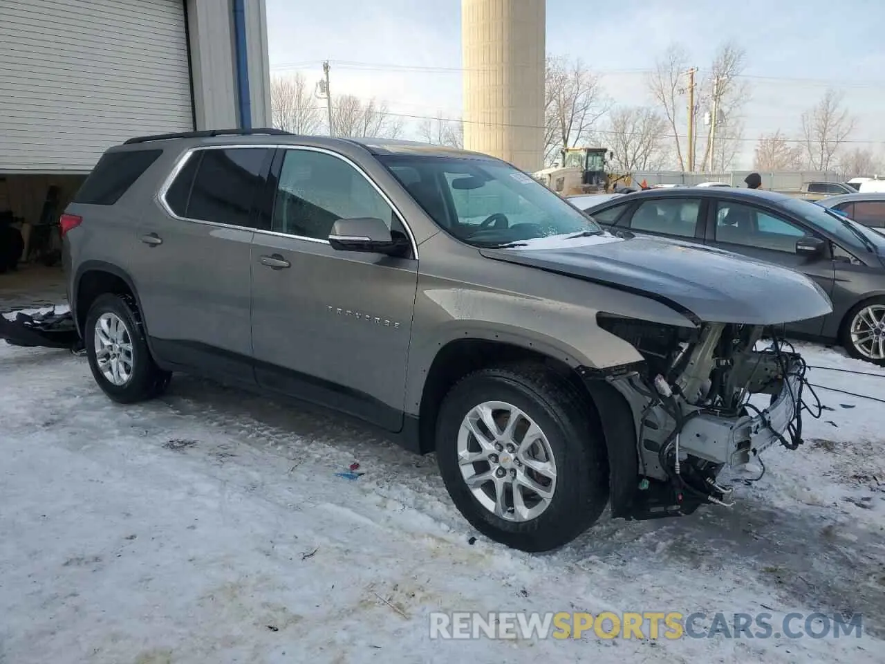 4 Фотография поврежденного автомобиля 1GNEVHKW8KJ216884 CHEVROLET TRAVERSE 2019