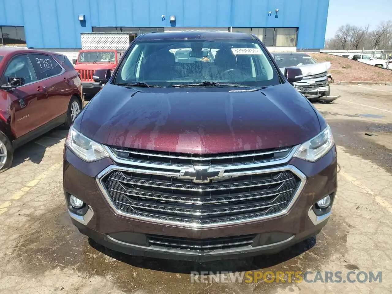 5 Photograph of a damaged car 1GNEVHKW9KJ186150 CHEVROLET TRAVERSE 2019