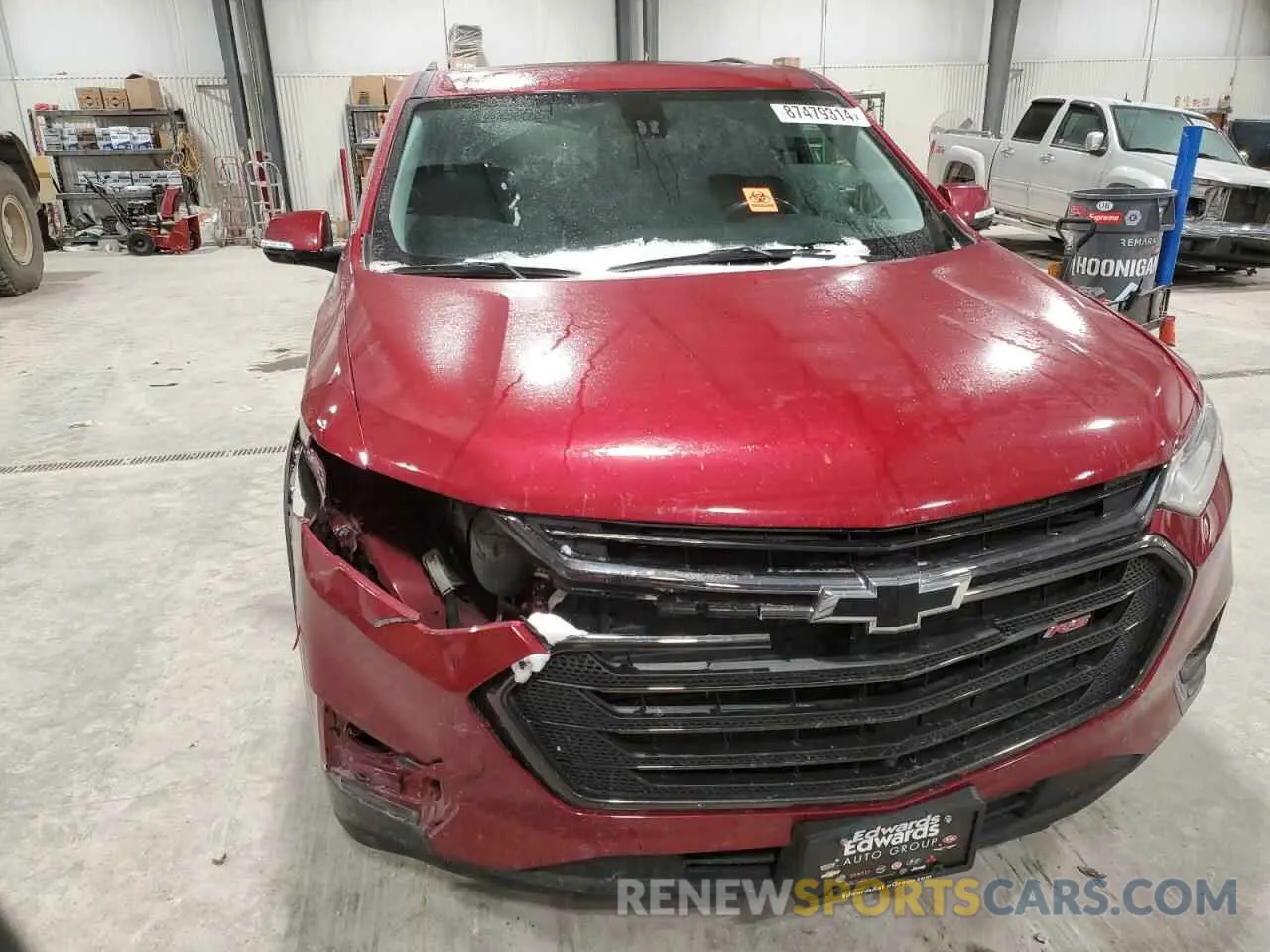 5 Фотография поврежденного автомобиля 1GNEVJKW5KJ127345 CHEVROLET TRAVERSE 2019