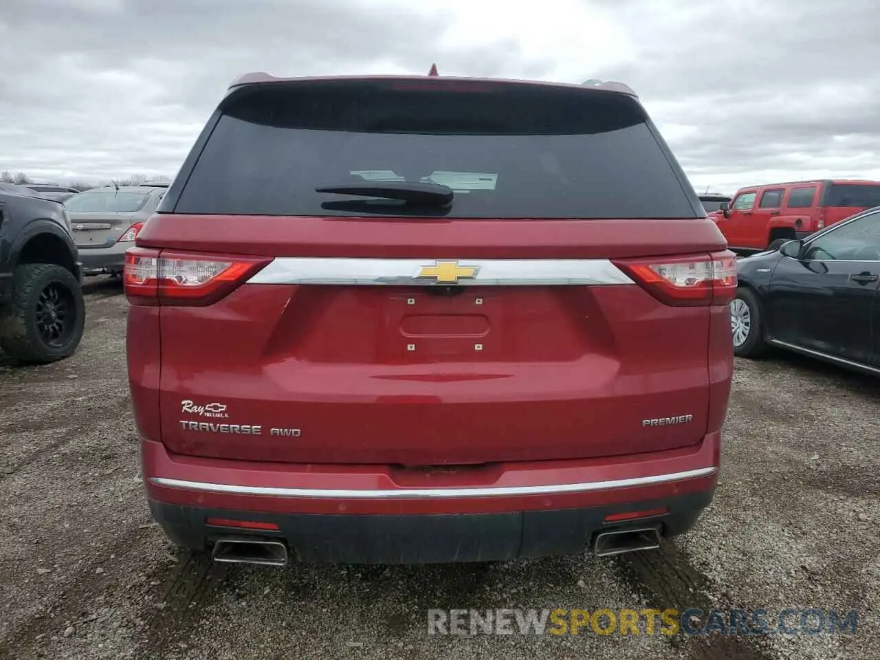 6 Фотография поврежденного автомобиля 1GNEVKKW1KJ162308 CHEVROLET TRAVERSE 2019