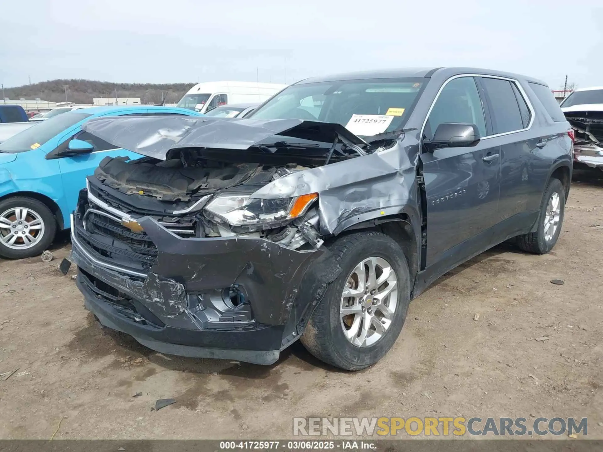 2 Photograph of a damaged car 1GNERFKW0LJ115378 CHEVROLET TRAVERSE 2020