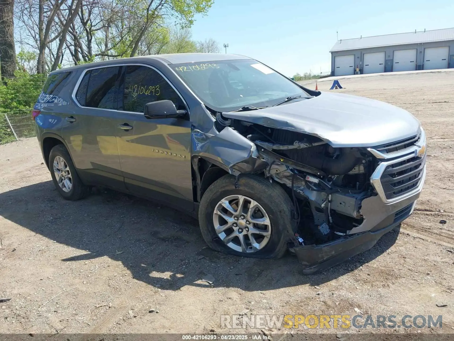 1 Photograph of a damaged car 1GNERFKW0LJ262283 CHEVROLET TRAVERSE 2020