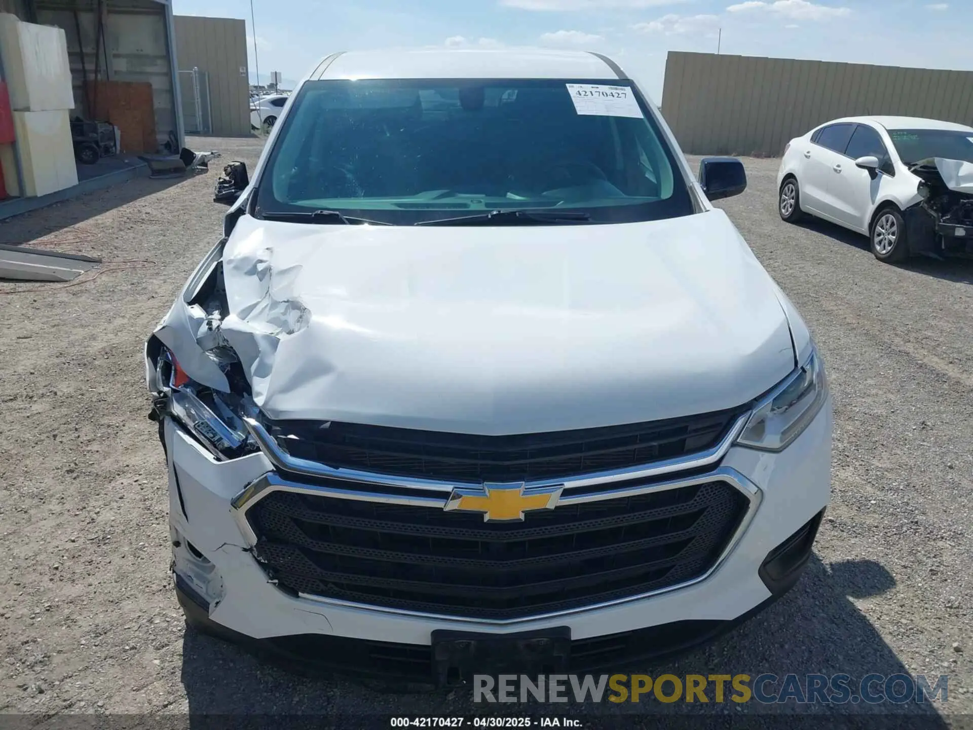 13 Photograph of a damaged car 1GNERFKW0LJ303818 CHEVROLET TRAVERSE 2020