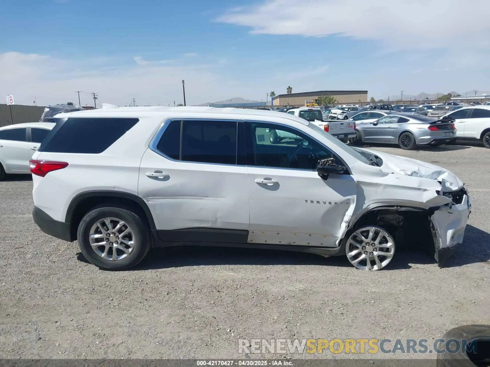 14 Photograph of a damaged car 1GNERFKW0LJ303818 CHEVROLET TRAVERSE 2020