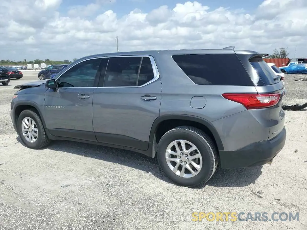 2 Photograph of a damaged car 1GNERFKW2LJ314626 CHEVROLET TRAVERSE 2020