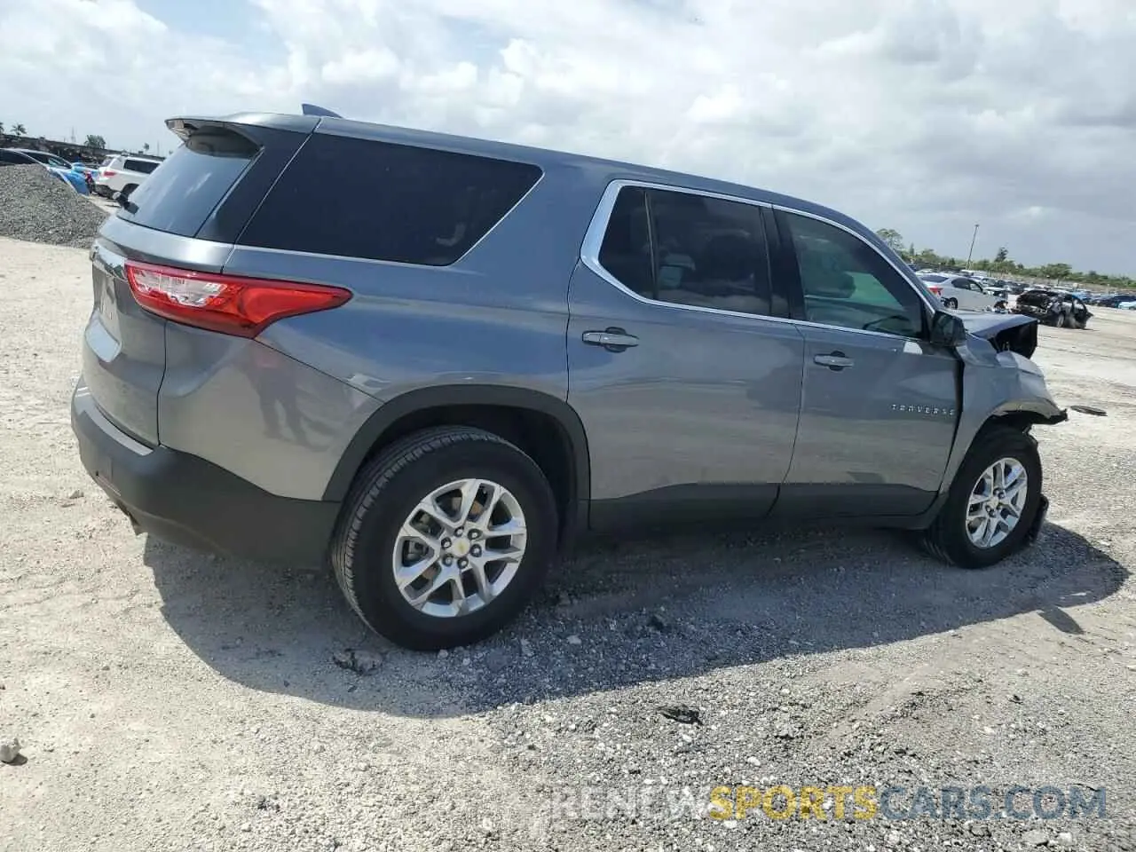 3 Photograph of a damaged car 1GNERFKW2LJ314626 CHEVROLET TRAVERSE 2020