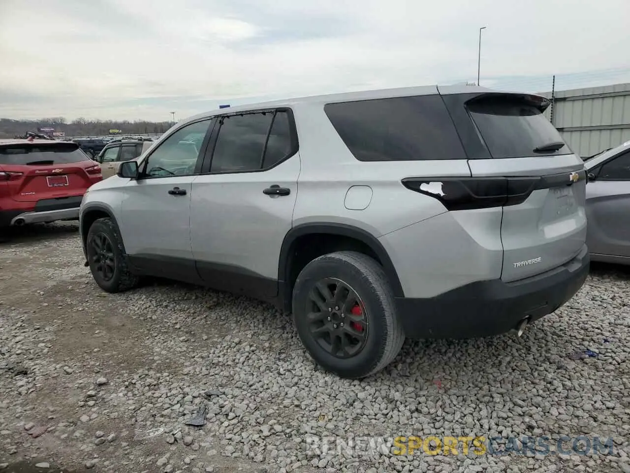 2 Photograph of a damaged car 1GNERFKW3LJ314540 CHEVROLET TRAVERSE 2020