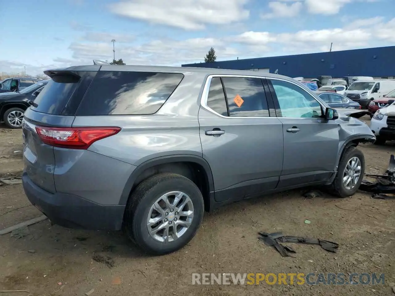 3 Фотография поврежденного автомобиля 1GNERFKW5LJ155505 CHEVROLET TRAVERSE 2020