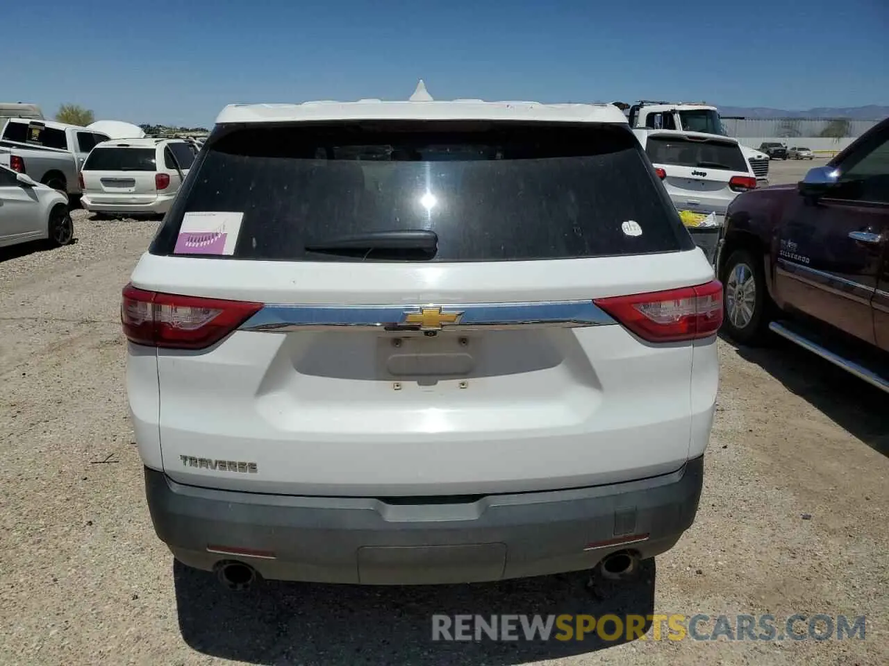6 Фотография поврежденного автомобиля 1GNERFKW5LJ204475 CHEVROLET TRAVERSE 2020