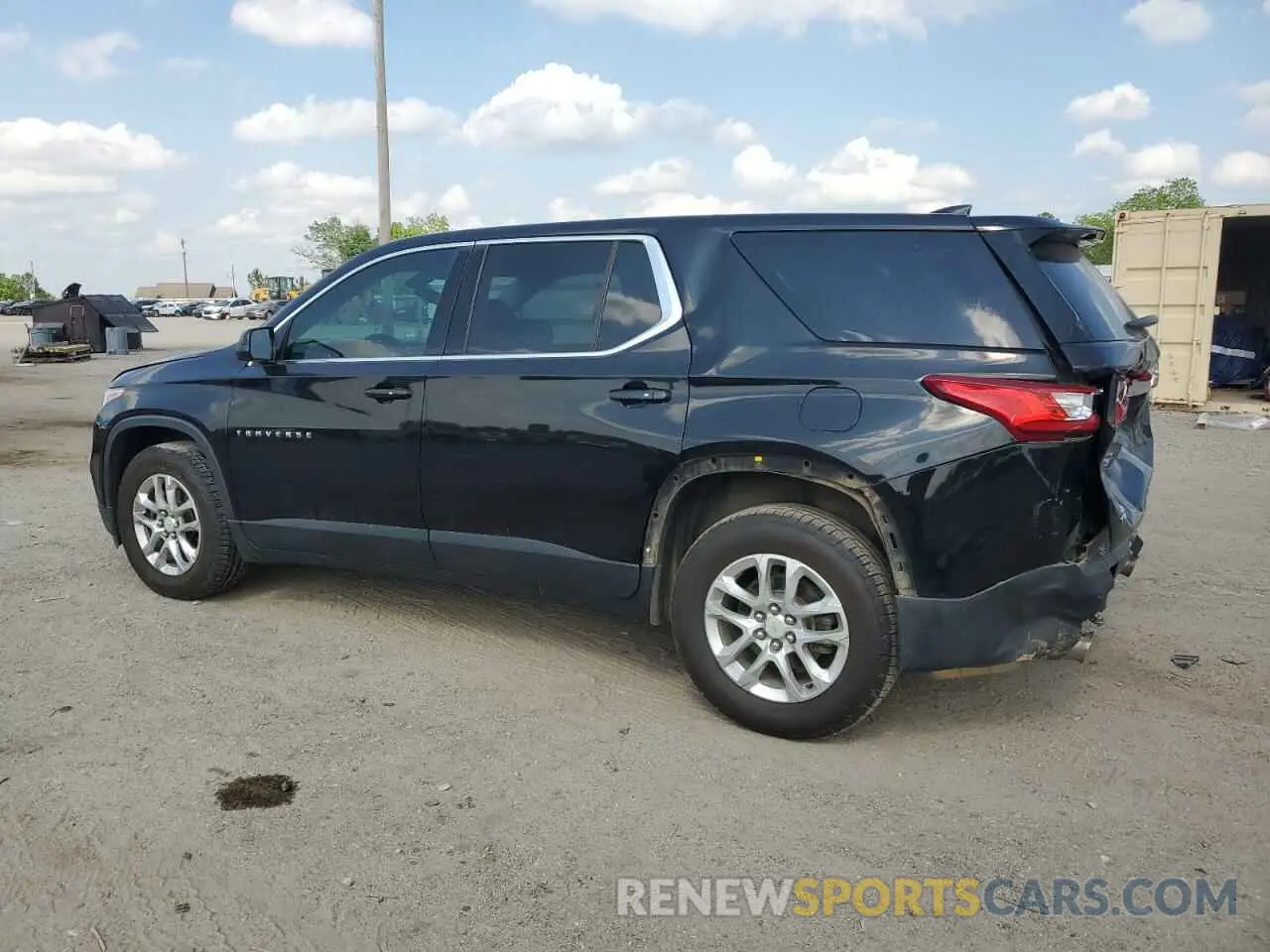 2 Photograph of a damaged car 1GNERFKW9LJ137511 CHEVROLET TRAVERSE 2020
