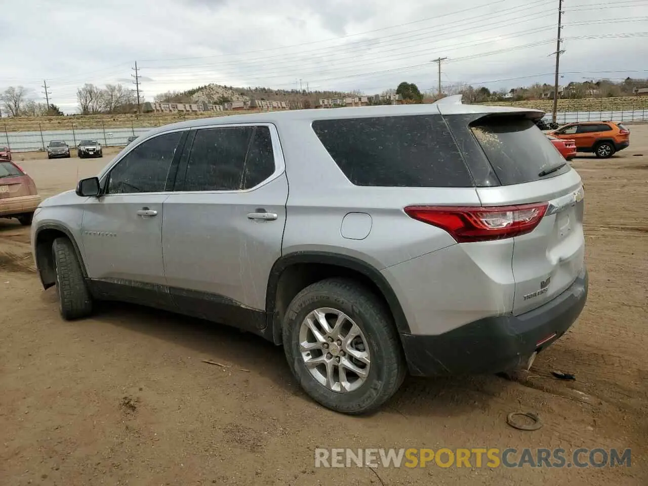 2 Photograph of a damaged car 1GNERFKW9LJ275842 CHEVROLET TRAVERSE 2020