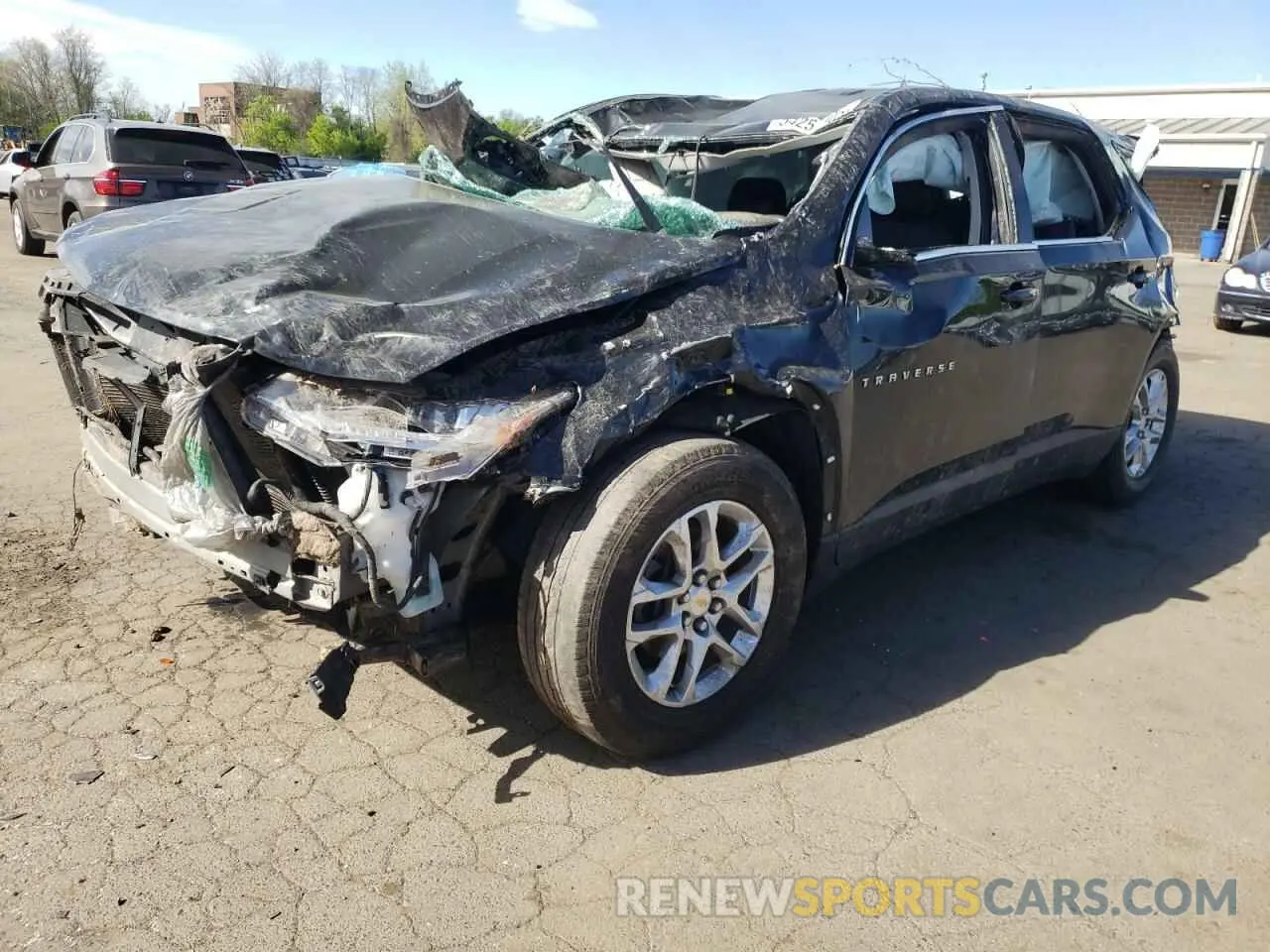 1 Photograph of a damaged car 1GNERFKWXLJ120202 CHEVROLET TRAVERSE 2020