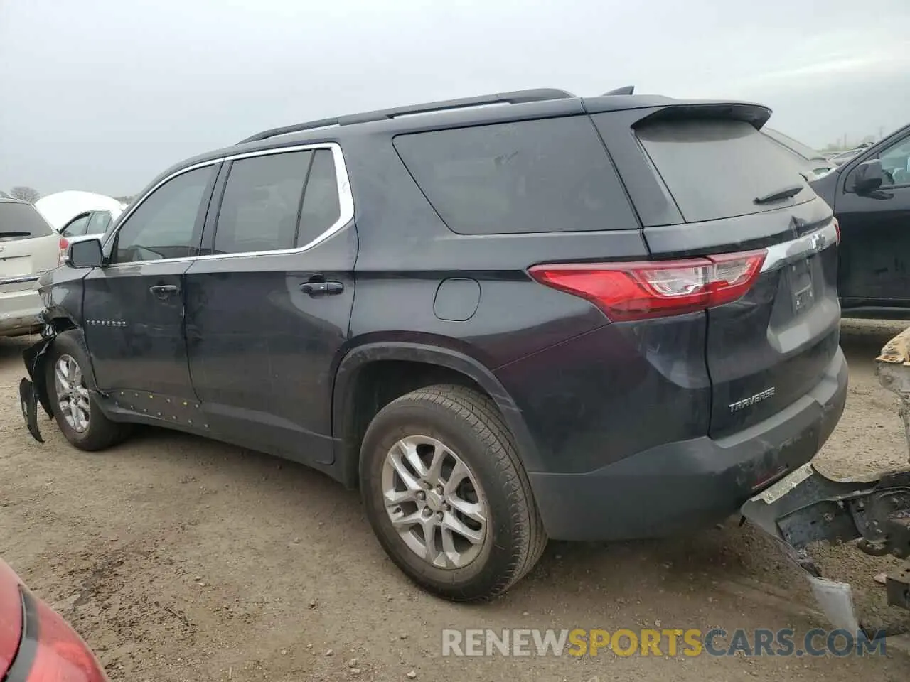 2 Photograph of a damaged car 1GNERGKW1LJ164353 CHEVROLET TRAVERSE 2020