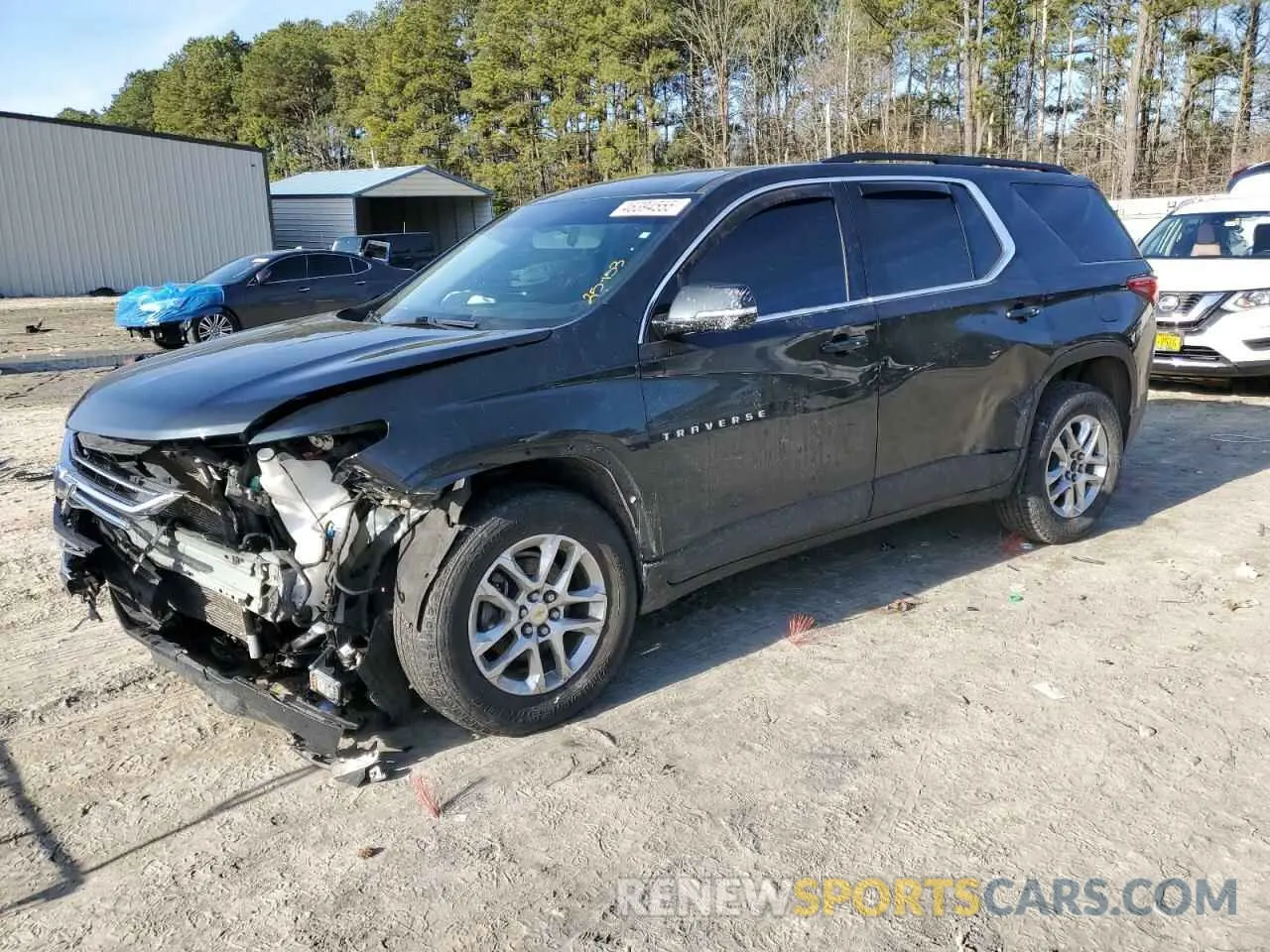 1 Photograph of a damaged car 1GNERGKW2LJ113380 CHEVROLET TRAVERSE 2020