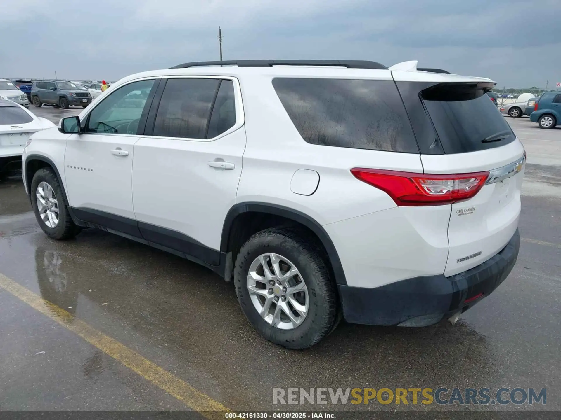 3 Фотография поврежденного автомобиля 1GNERGKW3LJ127398 CHEVROLET TRAVERSE 2020