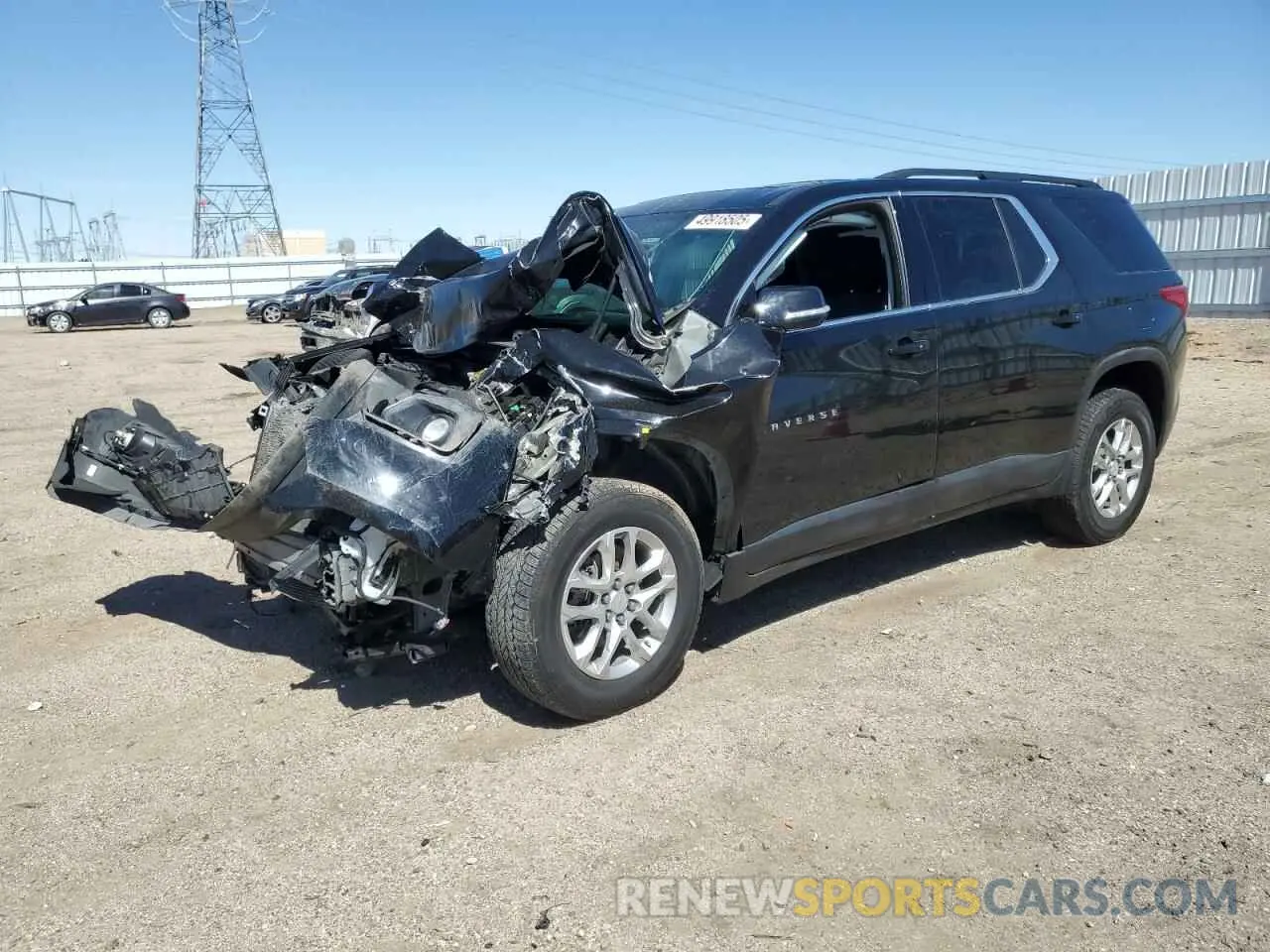 1 Photograph of a damaged car 1GNERGKW4LJ328808 CHEVROLET TRAVERSE 2020