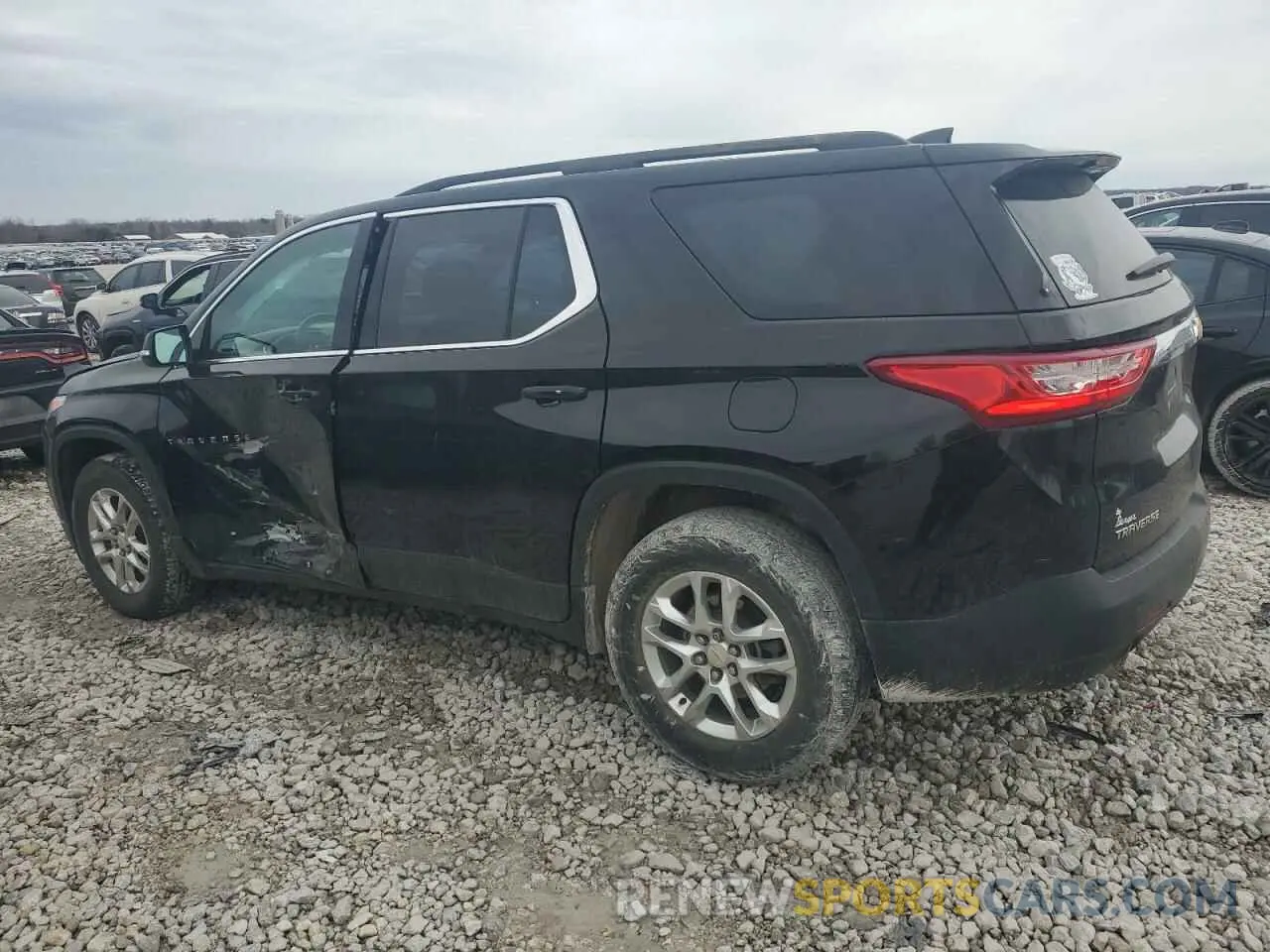 2 Photograph of a damaged car 1GNERGKW5LJ221492 CHEVROLET TRAVERSE 2020