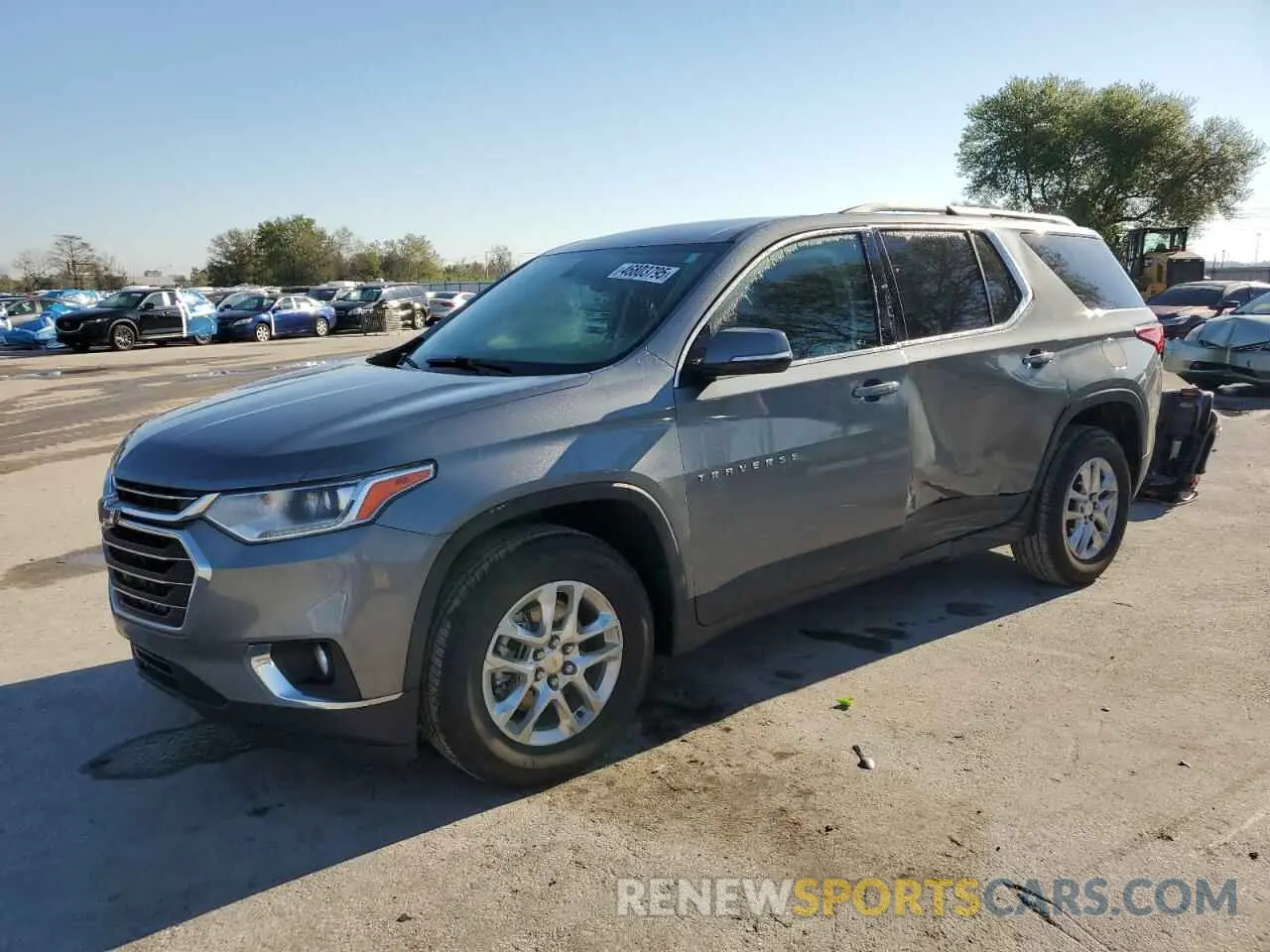 1 Photograph of a damaged car 1GNERGKW6LJ296928 CHEVROLET TRAVERSE 2020