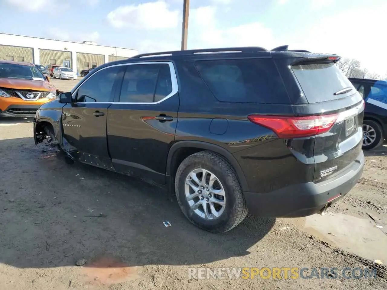 2 Photograph of a damaged car 1GNERGKW8LJ256639 CHEVROLET TRAVERSE 2020