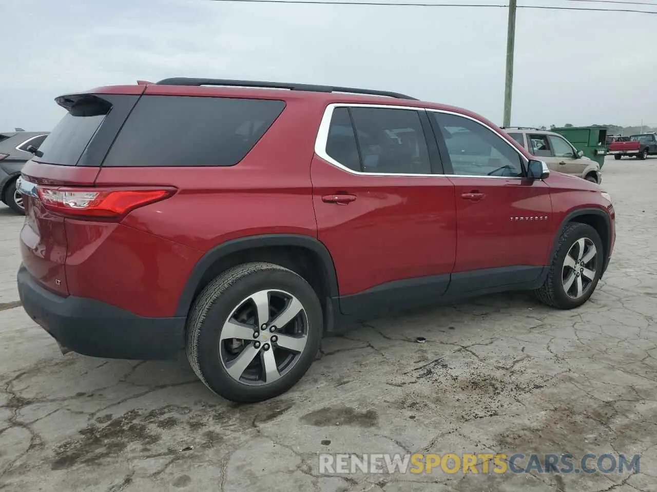 3 Фотография поврежденного автомобиля 1GNERHKW1LJ176847 CHEVROLET TRAVERSE 2020