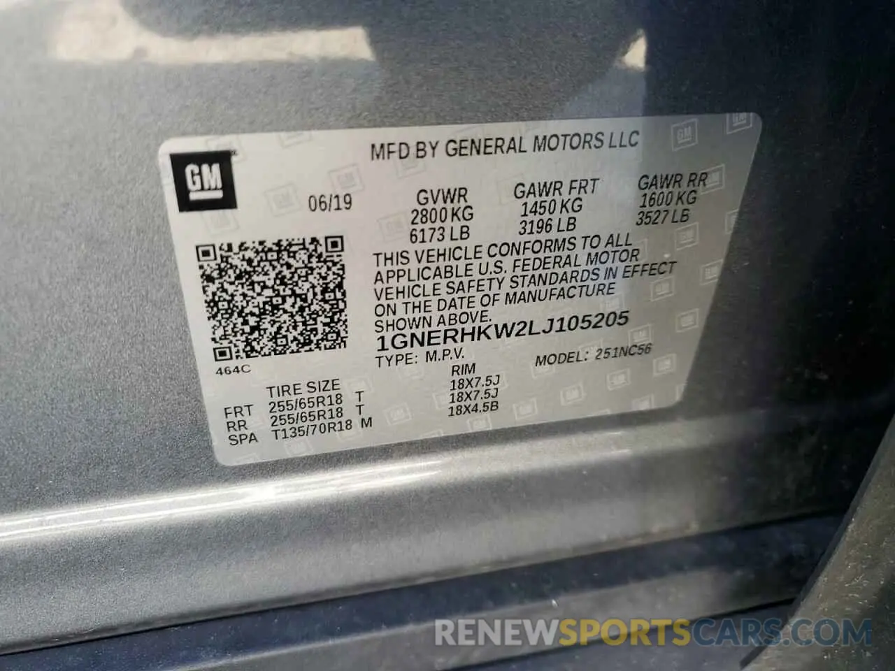 15 Фотография поврежденного автомобиля 1GNERHKW2LJ105205 CHEVROLET TRAVERSE 2020