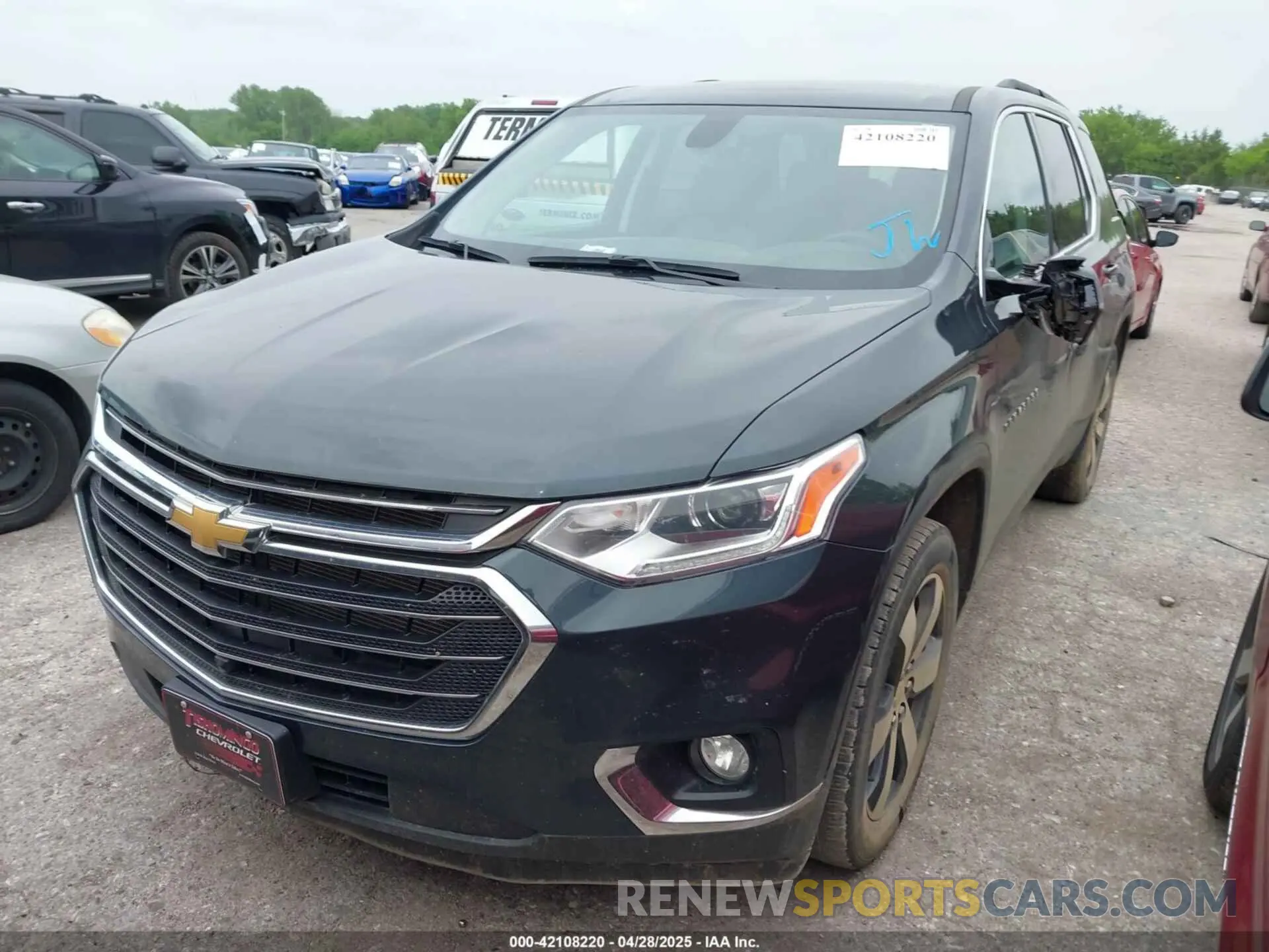 2 Фотография поврежденного автомобиля 1GNERHKW4LJ174137 CHEVROLET TRAVERSE 2020
