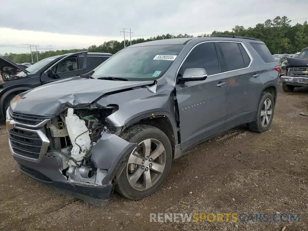 1 Photograph of a damaged car 1GNERHKW5LJ137226 CHEVROLET TRAVERSE 2020