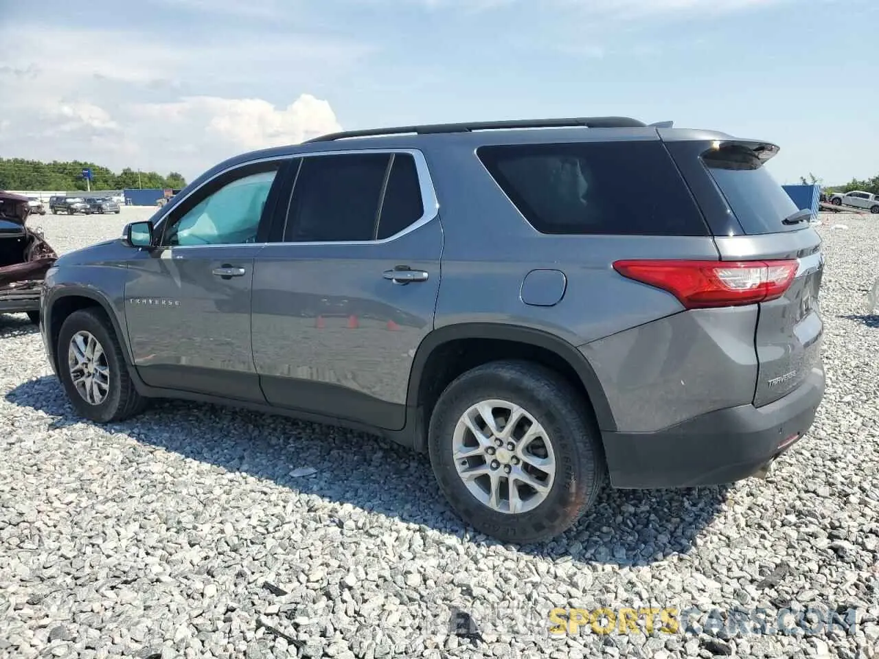 2 Photograph of a damaged car 1GNERHKW5LJ205217 CHEVROLET TRAVERSE 2020