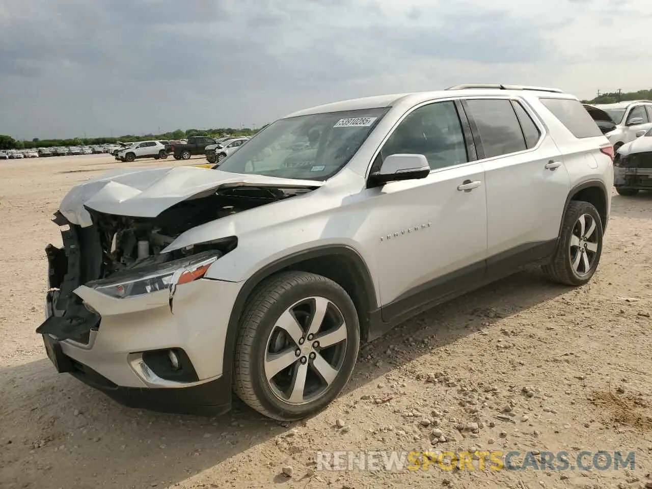 1 Photograph of a damaged car 1GNERHKW6LJ135422 CHEVROLET TRAVERSE 2020