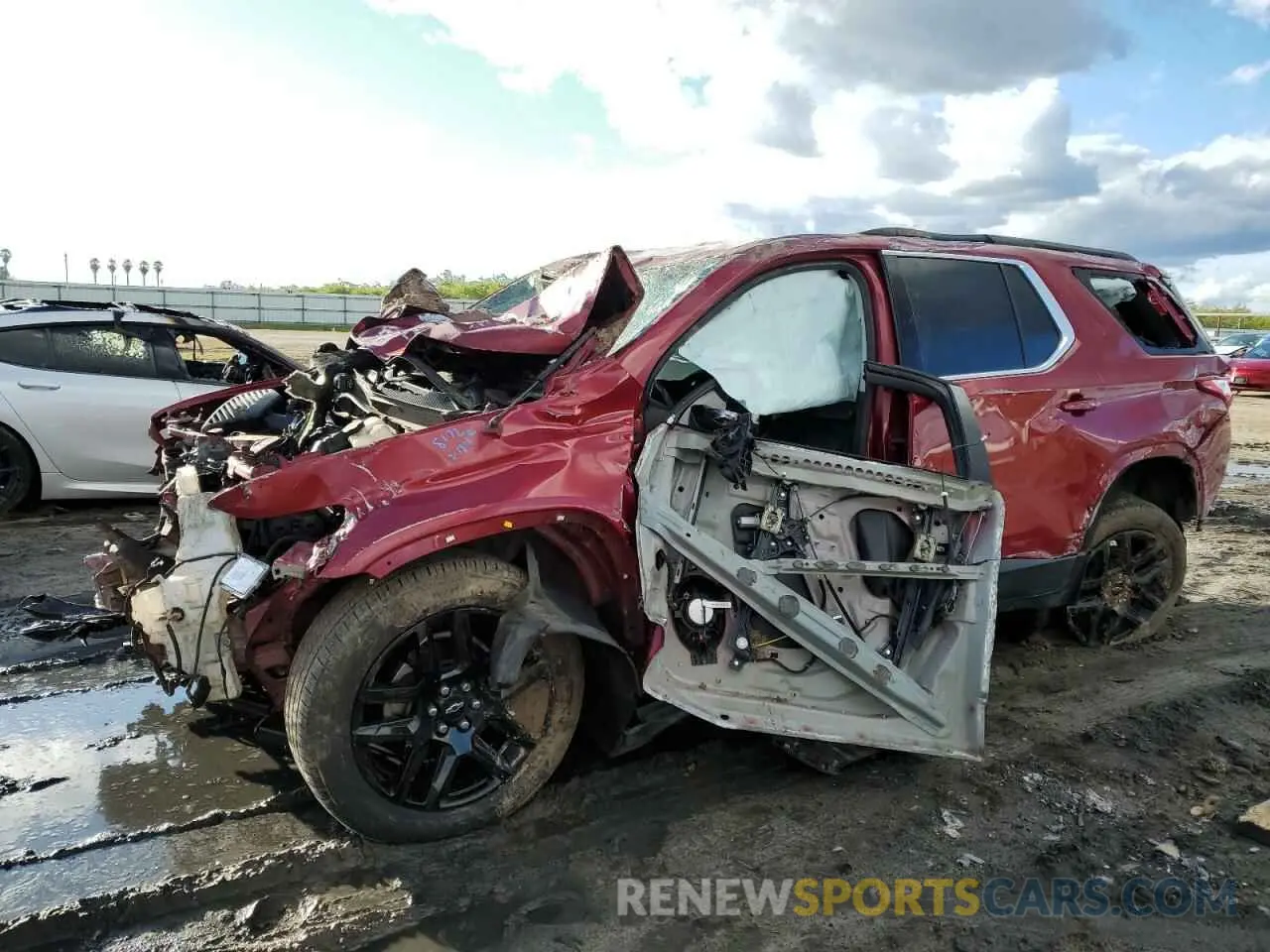 1 Photograph of a damaged car 1GNERHKW8LJ245369 CHEVROLET TRAVERSE 2020