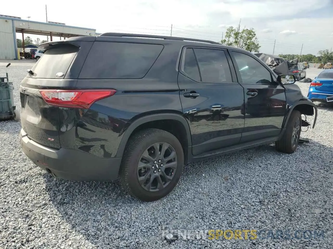 3 Photograph of a damaged car 1GNERJKW0LJ232784 CHEVROLET TRAVERSE 2020