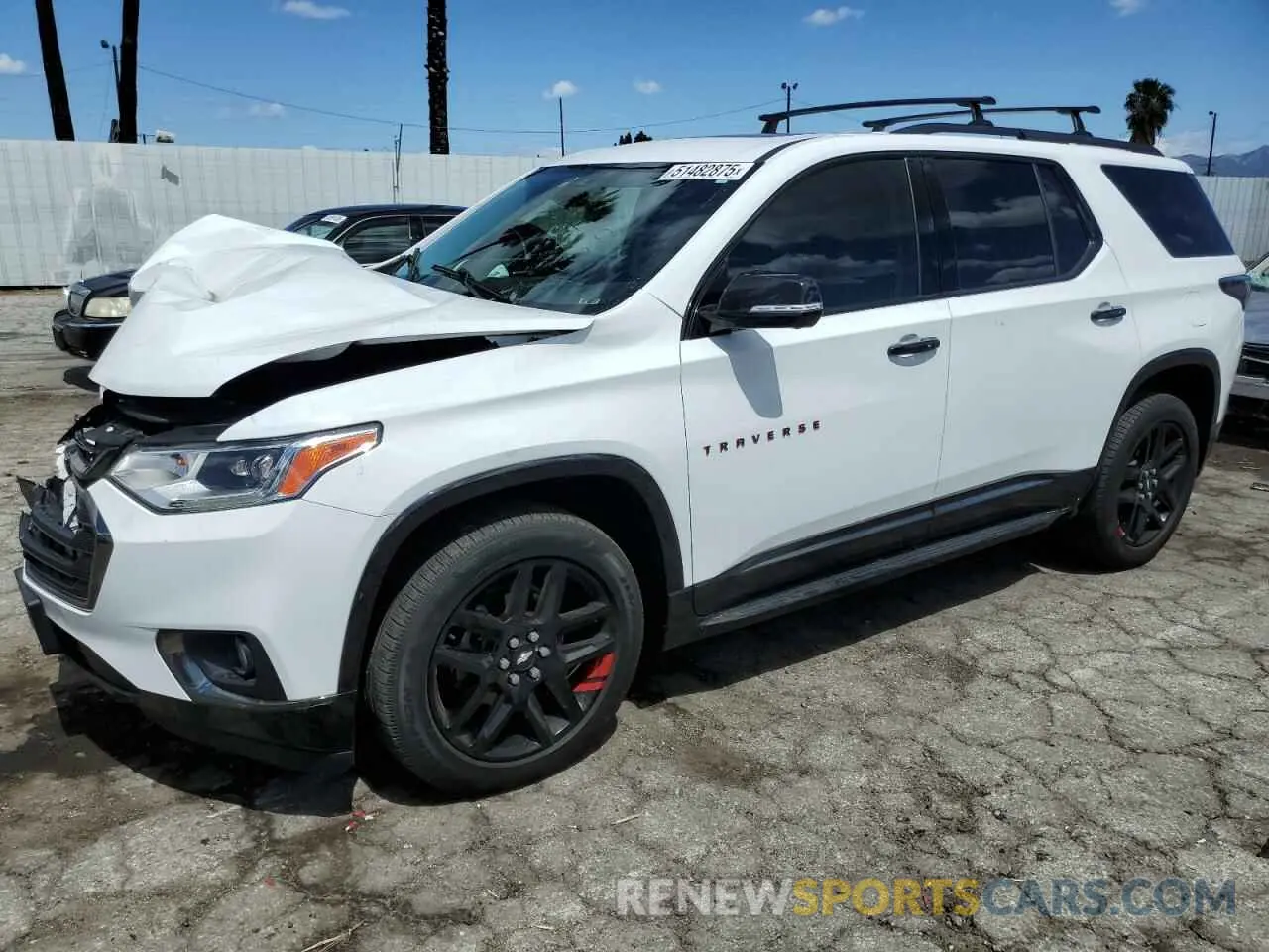 1 Photograph of a damaged car 1GNERKKW3LJ170965 CHEVROLET TRAVERSE 2020