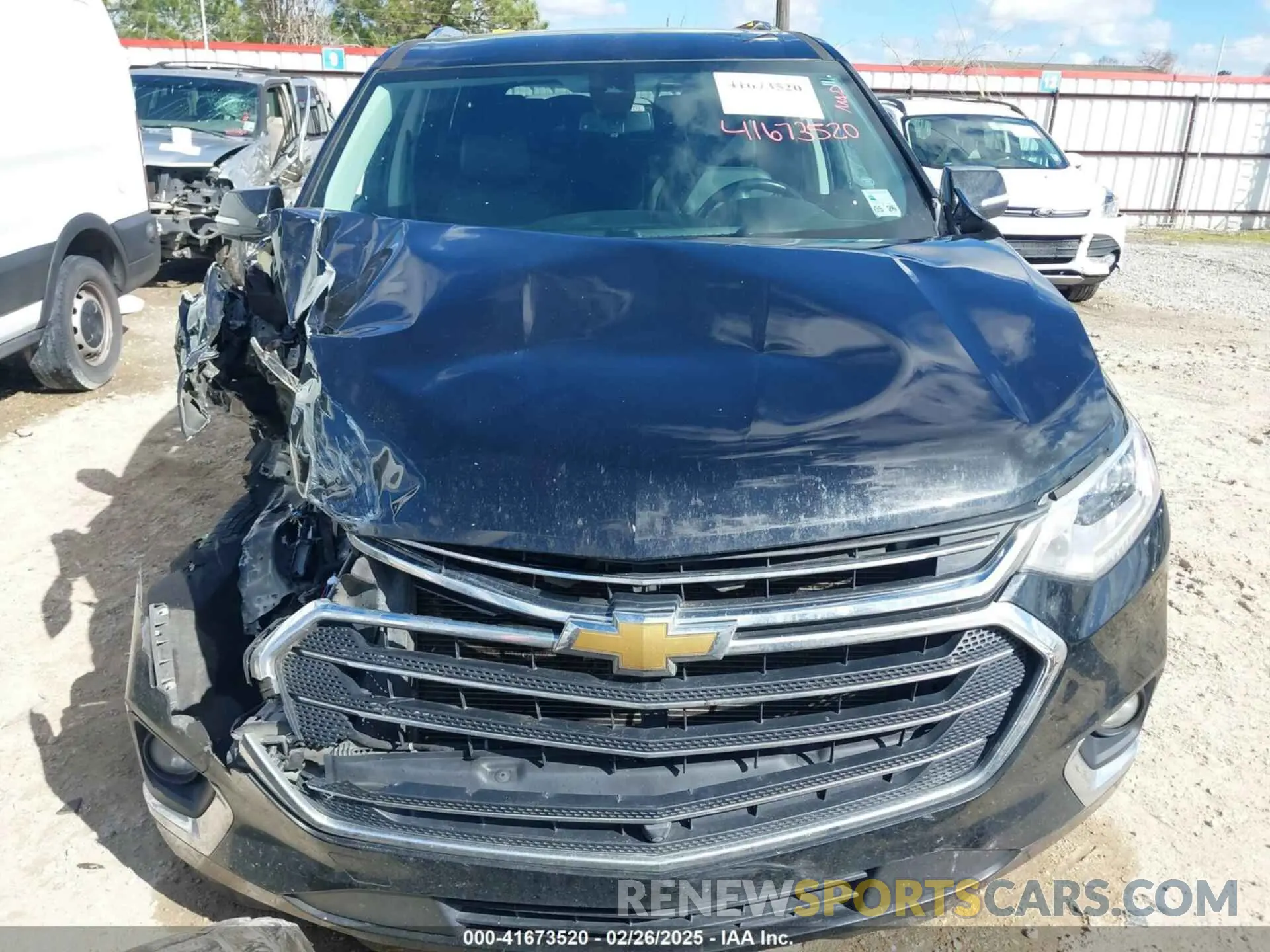 13 Photograph of a damaged car 1GNERKKWXLJ185222 CHEVROLET TRAVERSE 2020