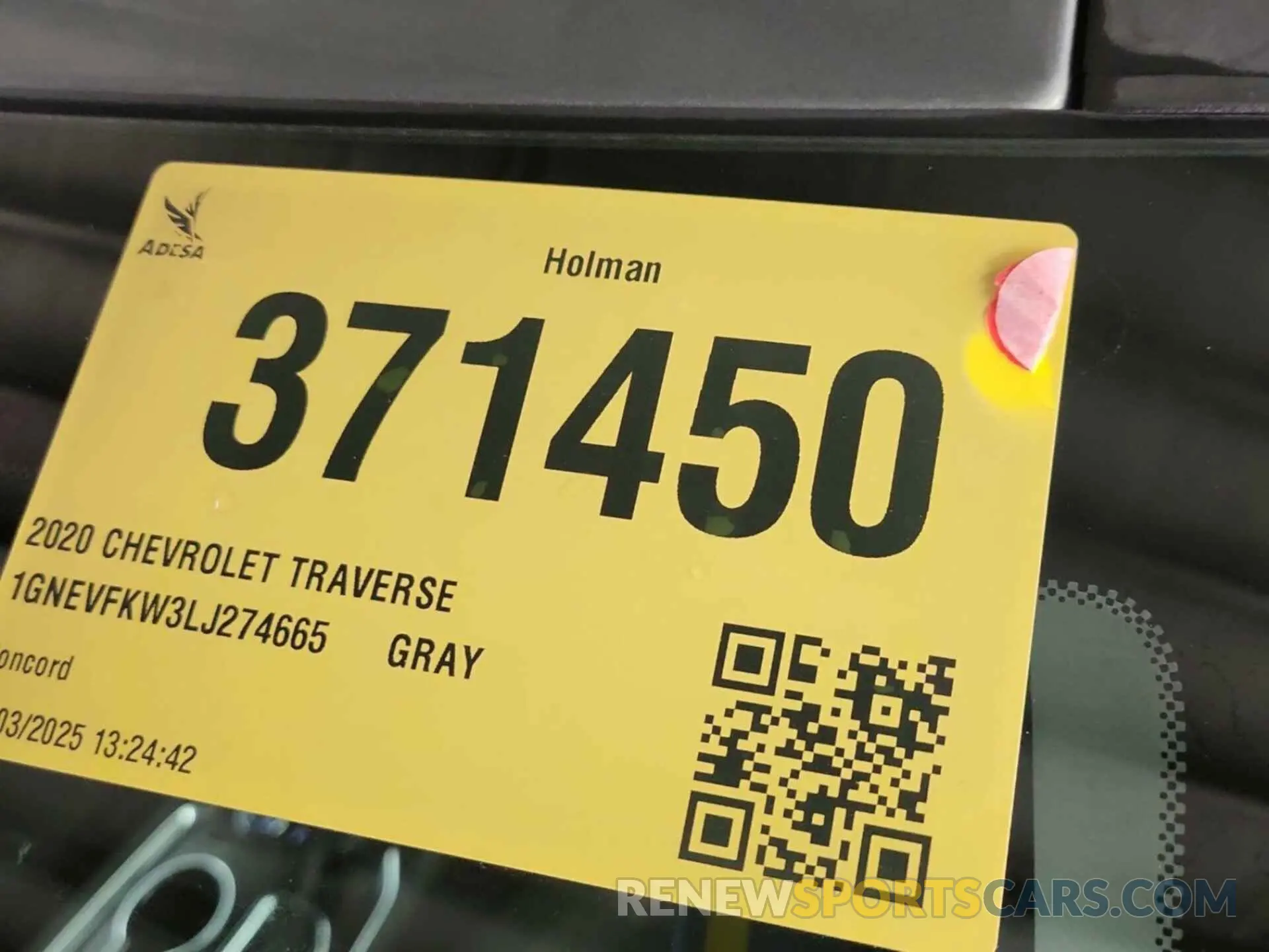 4 Фотография поврежденного автомобиля 1GNEVFKW3LJ274665 CHEVROLET TRAVERSE 2020