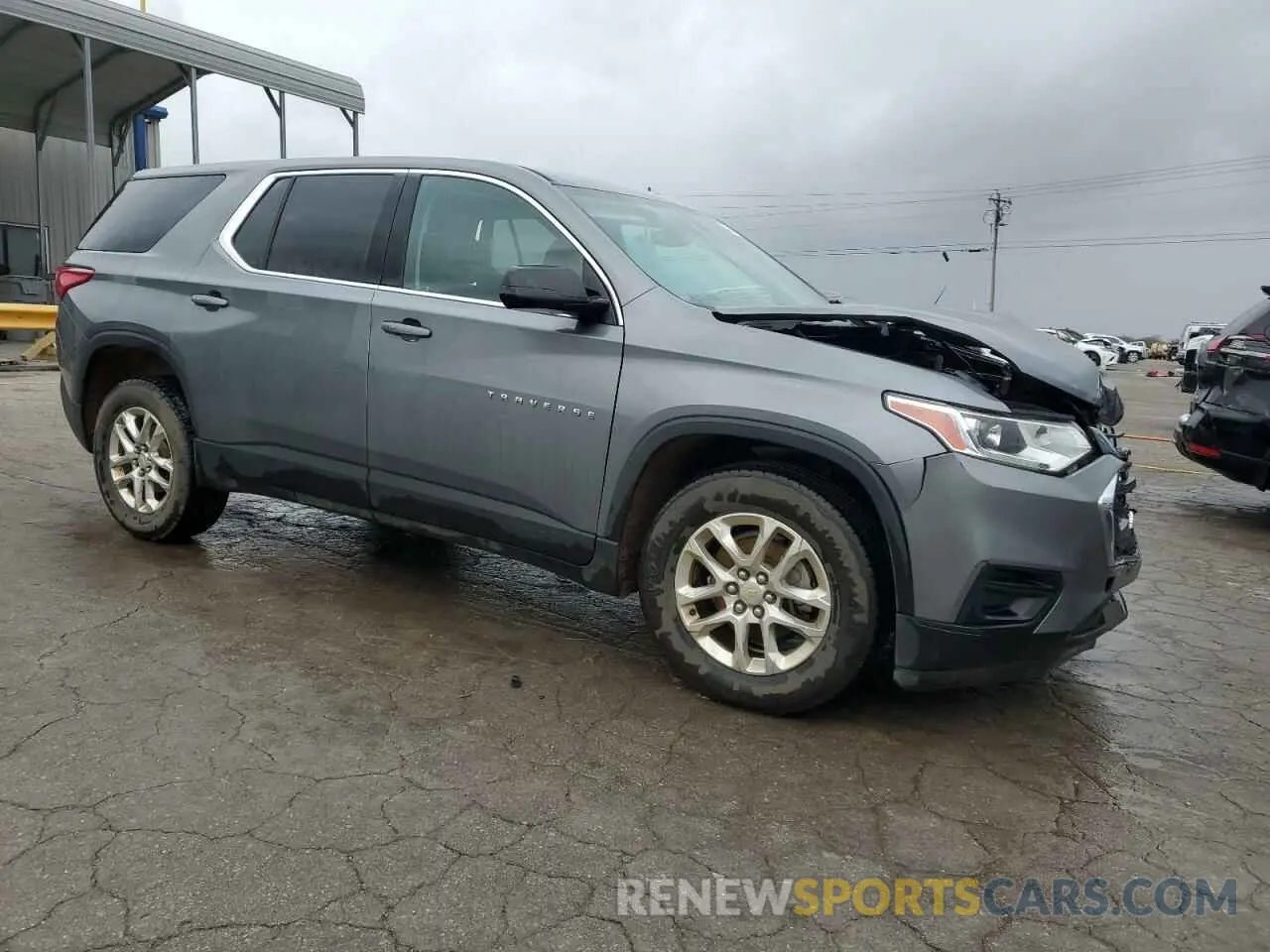 4 Фотография поврежденного автомобиля 1GNEVFKW9LJ207424 CHEVROLET TRAVERSE 2020
