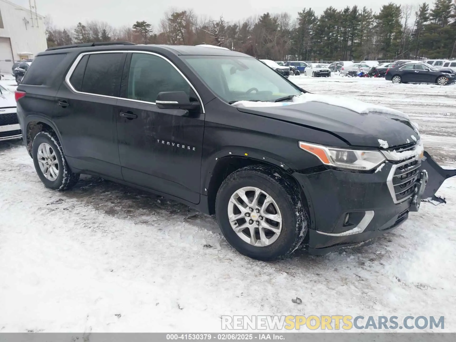 1 Photograph of a damaged car 1GNEVGKW0LJ177896 CHEVROLET TRAVERSE 2020