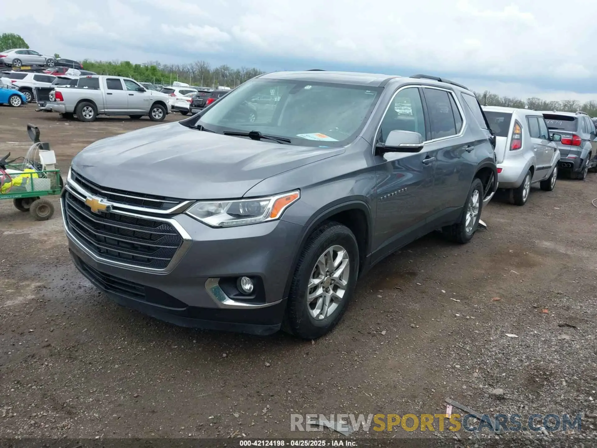 2 Фотография поврежденного автомобиля 1GNEVGKW2LJ199527 CHEVROLET TRAVERSE 2020