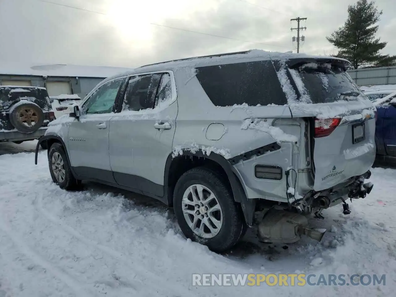 2 Фотография поврежденного автомобиля 1GNEVGKW4LJ106524 CHEVROLET TRAVERSE 2020