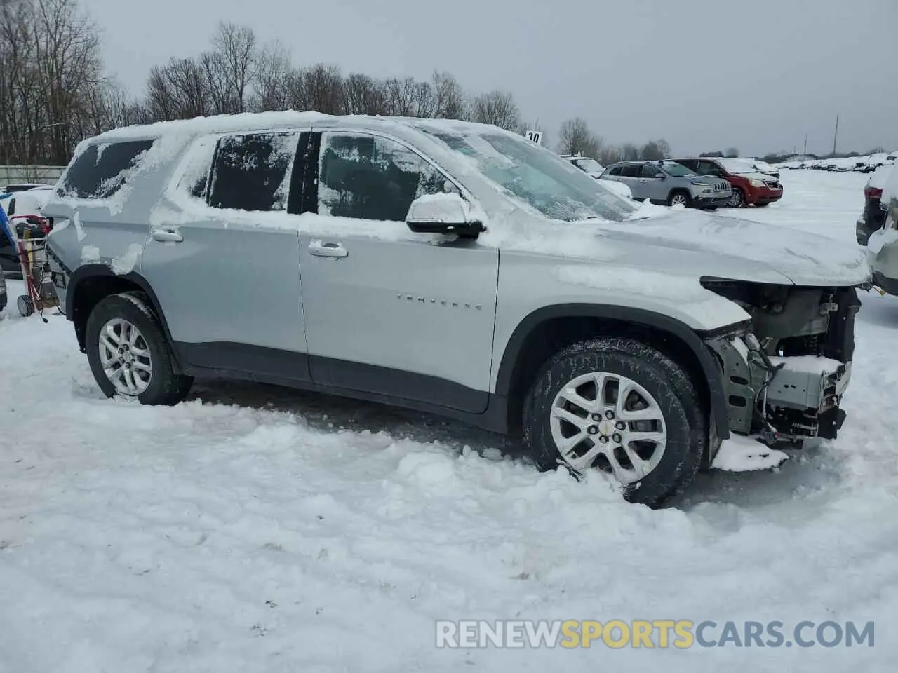4 Фотография поврежденного автомобиля 1GNEVGKW4LJ106524 CHEVROLET TRAVERSE 2020