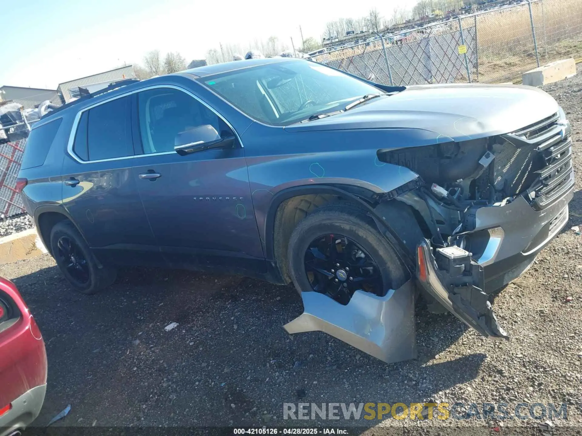 13 Photograph of a damaged car 1GNEVGKW6LJ320821 CHEVROLET TRAVERSE 2020