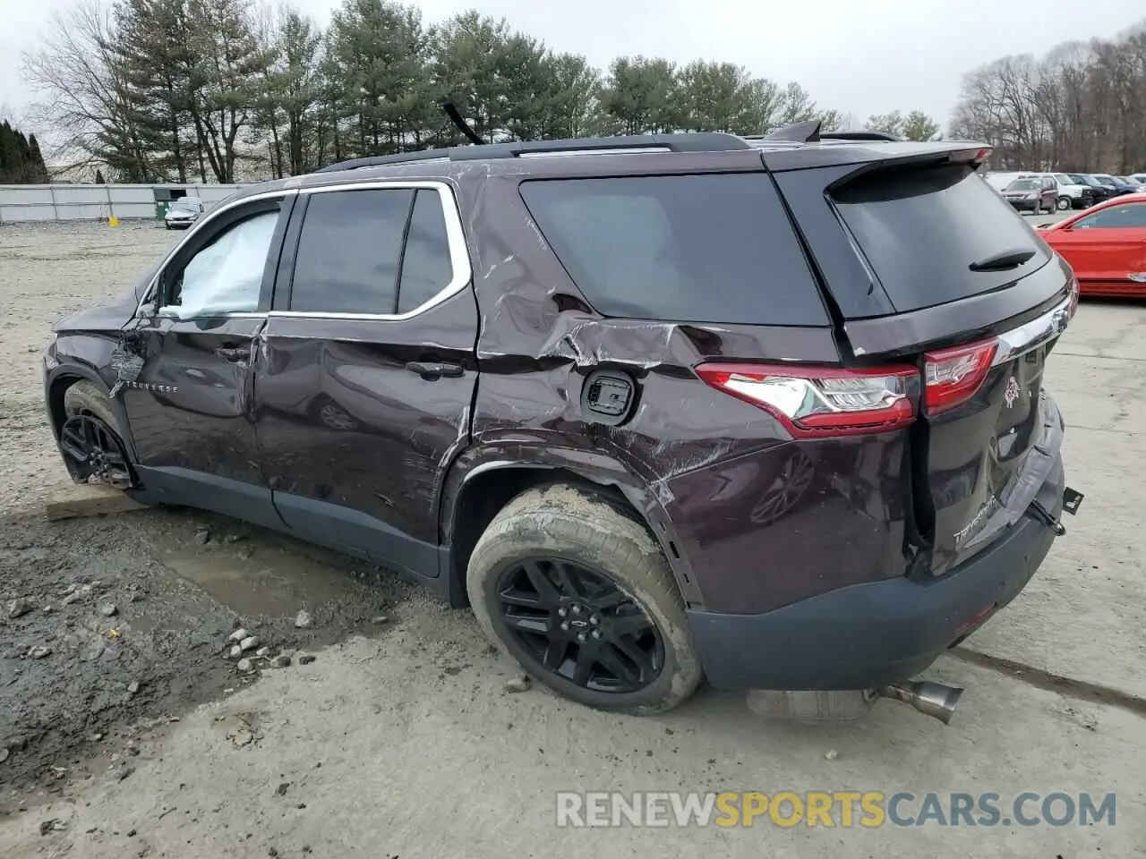 2 Photograph of a damaged car 1GNEVHKW6LJ105574 CHEVROLET TRAVERSE 2020