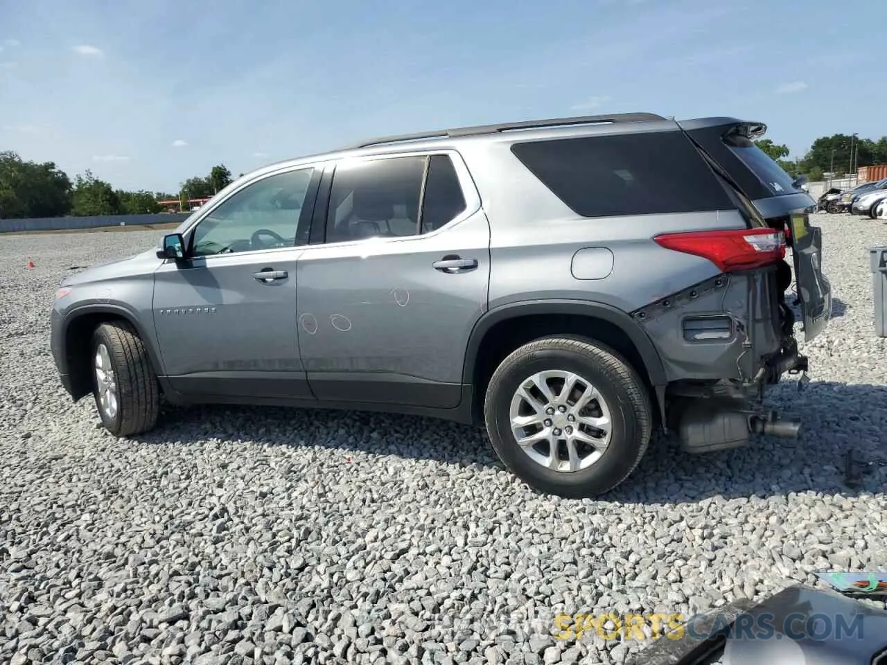2 Photograph of a damaged car 1GNEVHKWXLJ238869 CHEVROLET TRAVERSE 2020