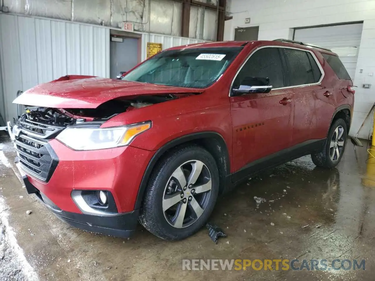 1 Photograph of a damaged car 1GNEVHKWXLJ321380 CHEVROLET TRAVERSE 2020