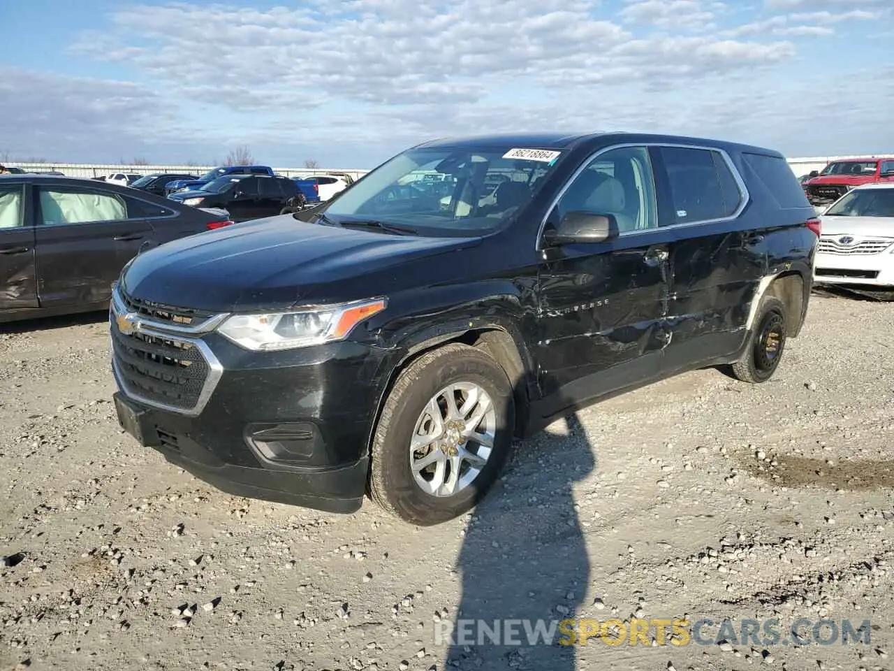 1 Photograph of a damaged car 1GNEVLKW3LJ115532 CHEVROLET TRAVERSE 2020