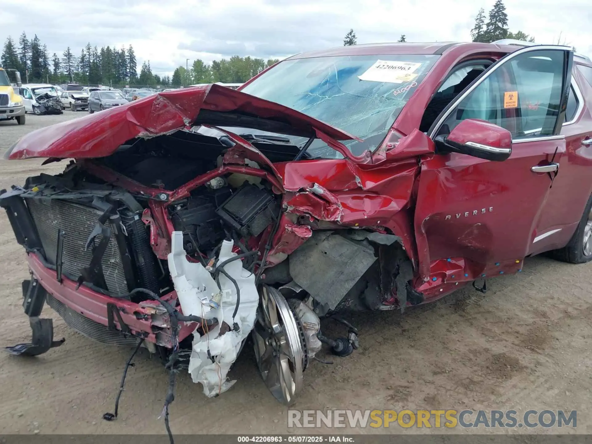 6 Фотография поврежденного автомобиля 1GNEVNKW6LJ262729 CHEVROLET TRAVERSE 2020