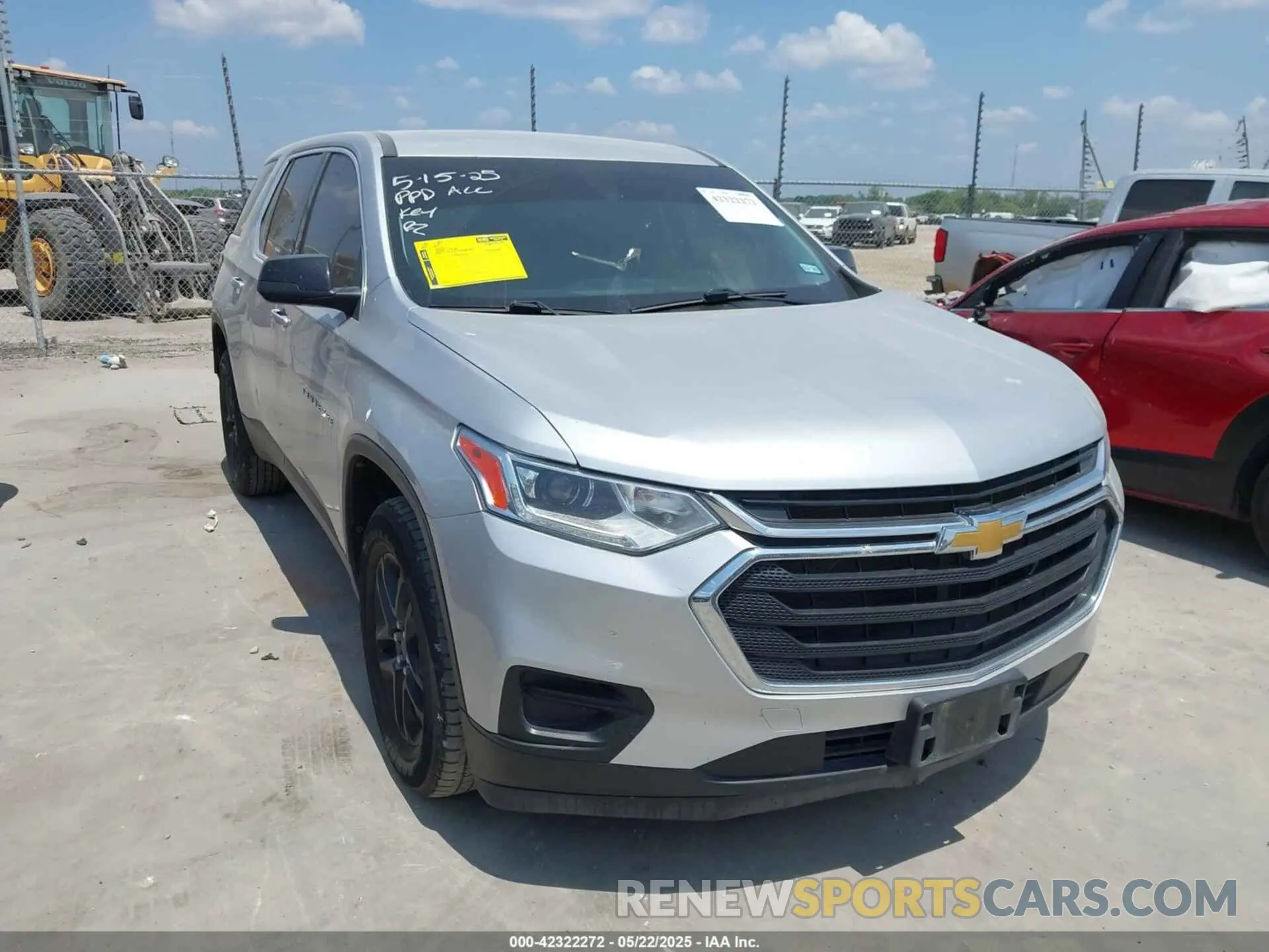 1 Фотография поврежденного автомобиля 1GNERFKW0MJ114605 CHEVROLET TRAVERSE 2021