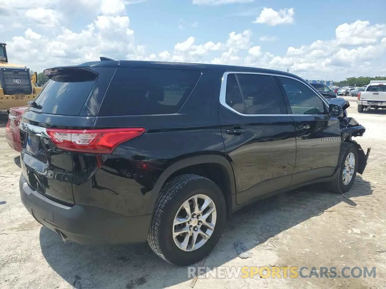 3 Photograph of a damaged car 1GNERFKW0MJ129296 CHEVROLET TRAVERSE 2021