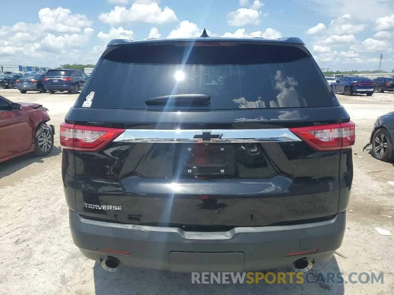 6 Photograph of a damaged car 1GNERFKW0MJ129296 CHEVROLET TRAVERSE 2021