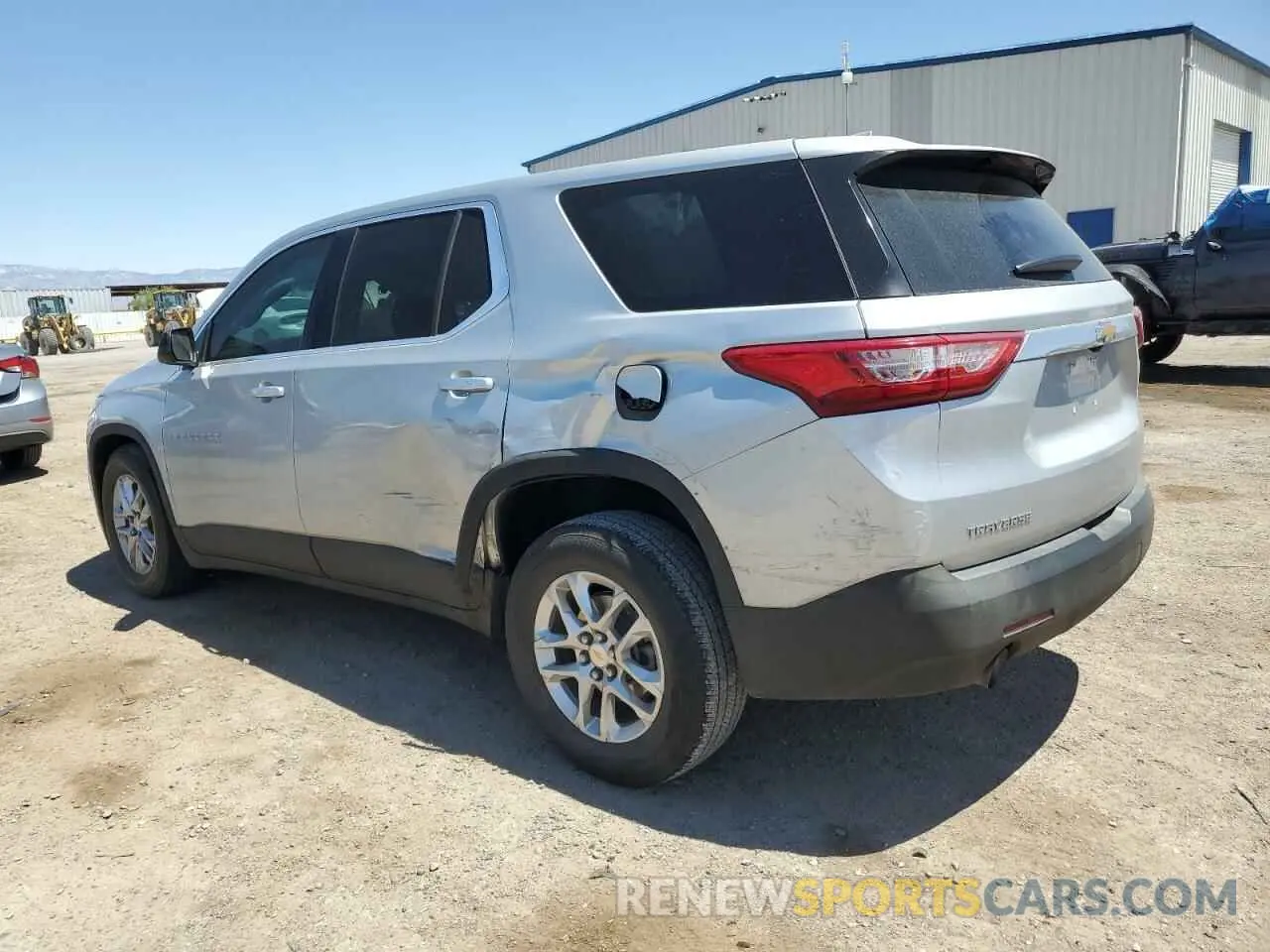 2 Фотография поврежденного автомобиля 1GNERFKW0MJ168423 CHEVROLET TRAVERSE 2021