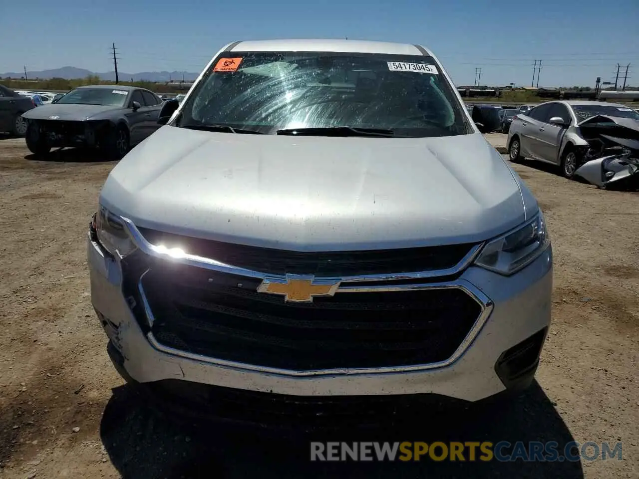 5 Фотография поврежденного автомобиля 1GNERFKW0MJ168423 CHEVROLET TRAVERSE 2021